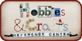 Hobbies and crafts reference center logo wide