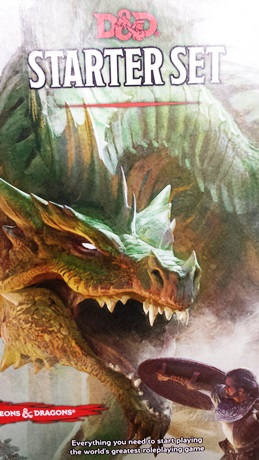 D & D Cover with a dragon battling a human