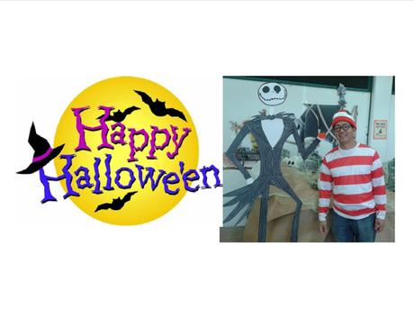 Halloween with picture of Skeleton and Waldo
