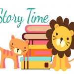 Story Time Tiger and Lion with Books