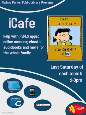 icafe flyer for tech help