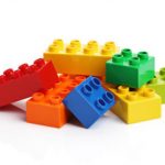 a pile of LEGO blocks