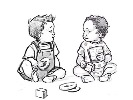 toddlers reading