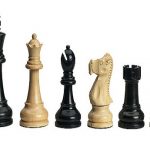 white and black chess pieces