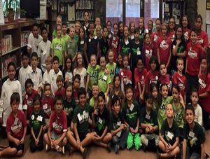 photo of Battle of the Books ice breaker group
