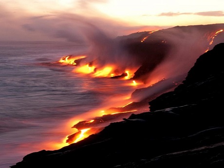 Image result for kilauea ocean