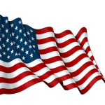 wavy American flag