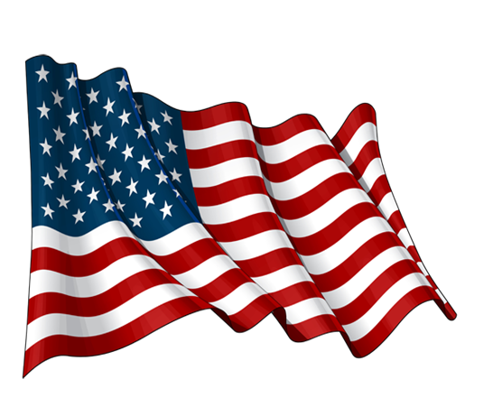 wavy American flag