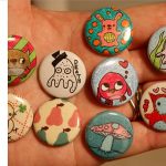 teen button making