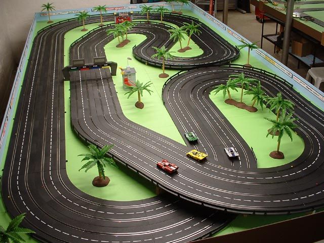 slot car race track