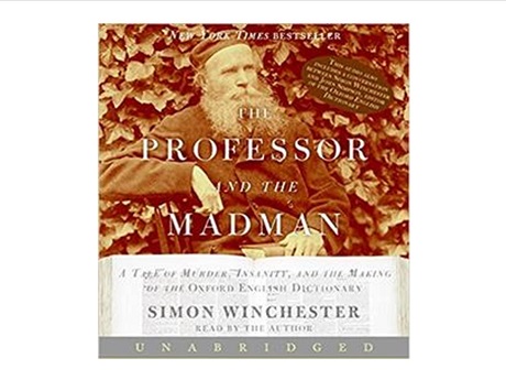 Image of front cover of book The Professor and the Madman by Simon Winchester.