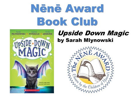 Book cover for upside down magic