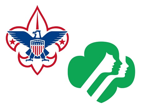 Boy Scouts & Girl Scouts logos