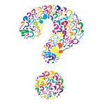 Question marks forming a giant question mark