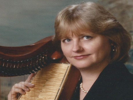Harpist Sylvia Woods