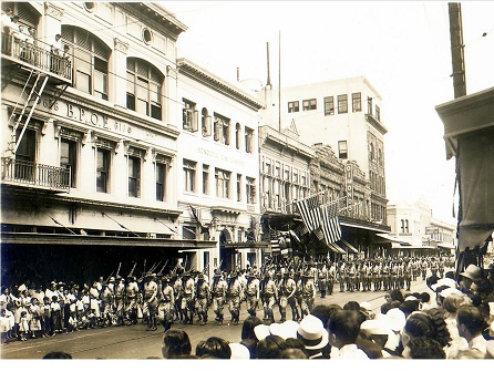 WWI parade Hawaii