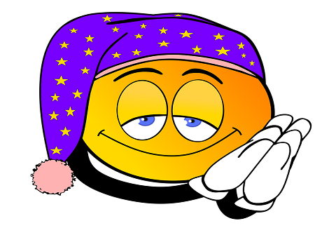 sleepy icon with nightcap
