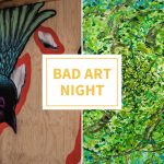 humming bird and tree art