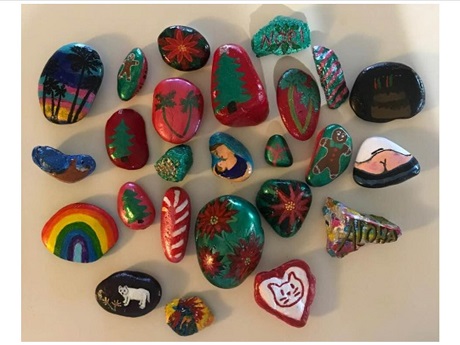 Painted River Rocks