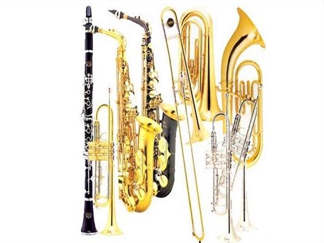 brass and woodwind instruments