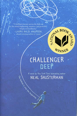 blue book cover challenger deep schusterman