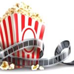 popcorn and filmstrip