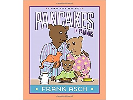 Book cover for "Pancakes in Pajamas" by Frank Asch
