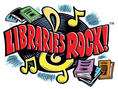 Libraries Rock slogan