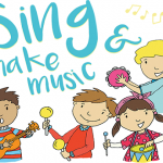 kids playing musical instruments