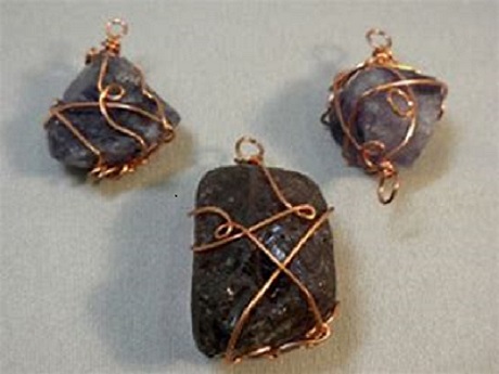 wire wrapped rocks