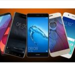 Five different smartphones