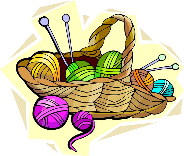 Basket full of yarn