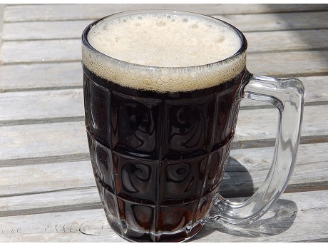 Glass of root beer