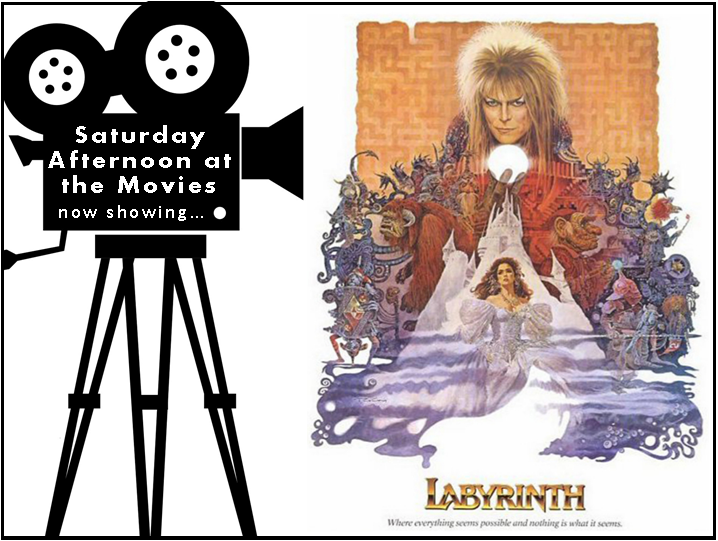 Saturday Afternoon at the MOvies logo featuring the movie Labyrinth