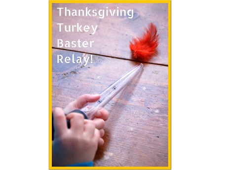 turkey baster and feather