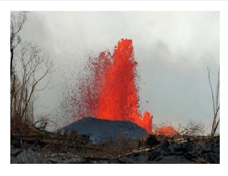 Kilauea fountaining eruption