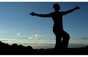 Tai Chi silhouette