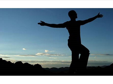 Tai Chi silhouette