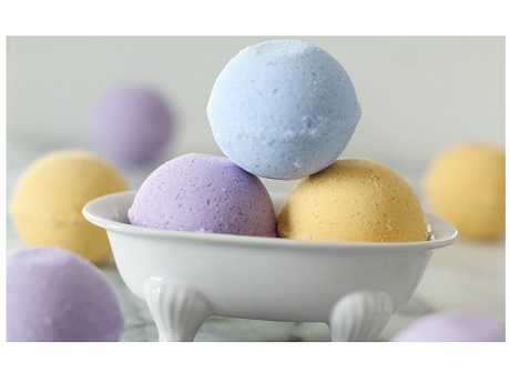 cylindrical bath bombs