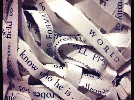 Shredded word sentences