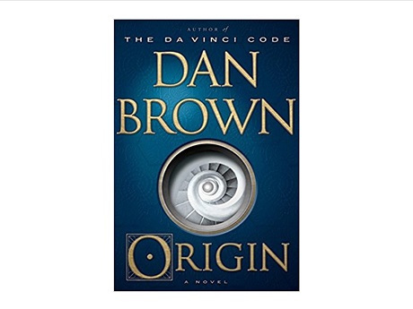 Color image of front cover of Origin: a Novel by Dan Brown, 1st edition