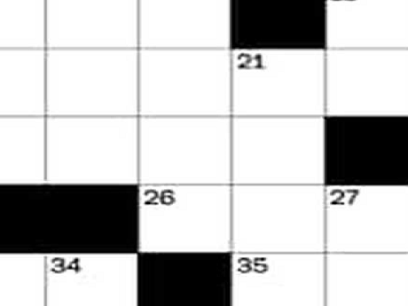 crossword puzzle
