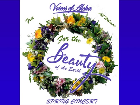 Voices of Aloha concert poster