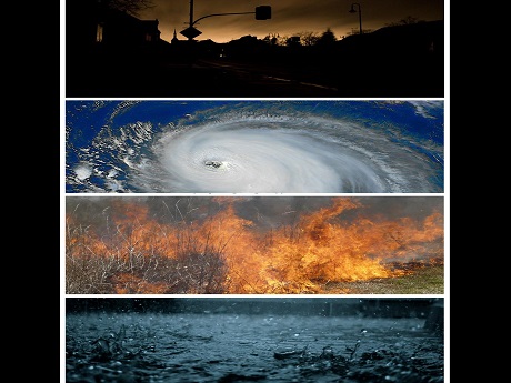 Thumbnails of natural disasters