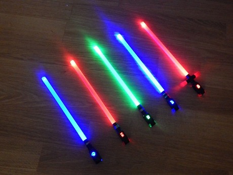 DIY mini lightsaber