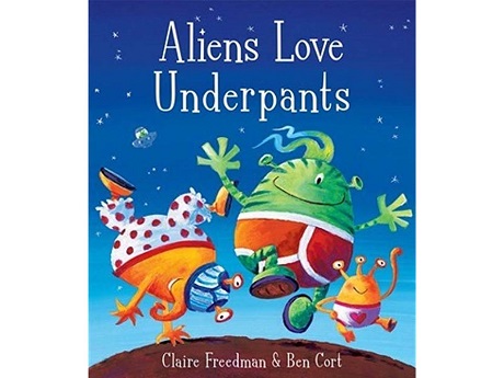 Book cover for Aliens love underpants