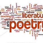 A graphic of the word"Poetry"