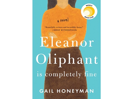 cover of book showing woman wearing orange shirt and brown skirt