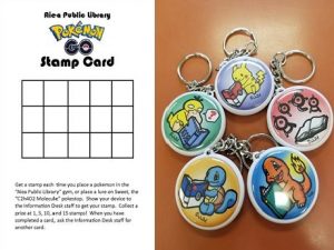 stamp card keychains