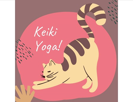 Keiki Yoga Cat Stretching